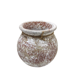 Wazon gliniany Osłonka ceramiczna Rustykalna 16x18cm